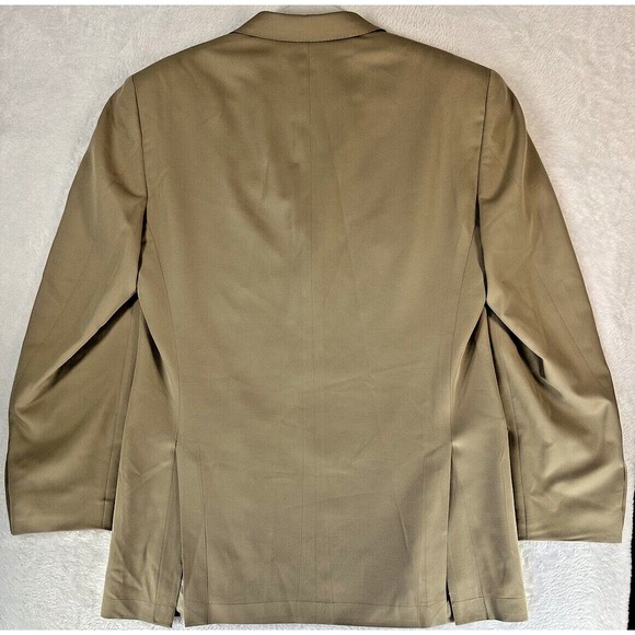 Emernegildo Zigna US 52 L Mens Sports Jacket Blazer 100 Wool Worsted - Picture 3 of 13